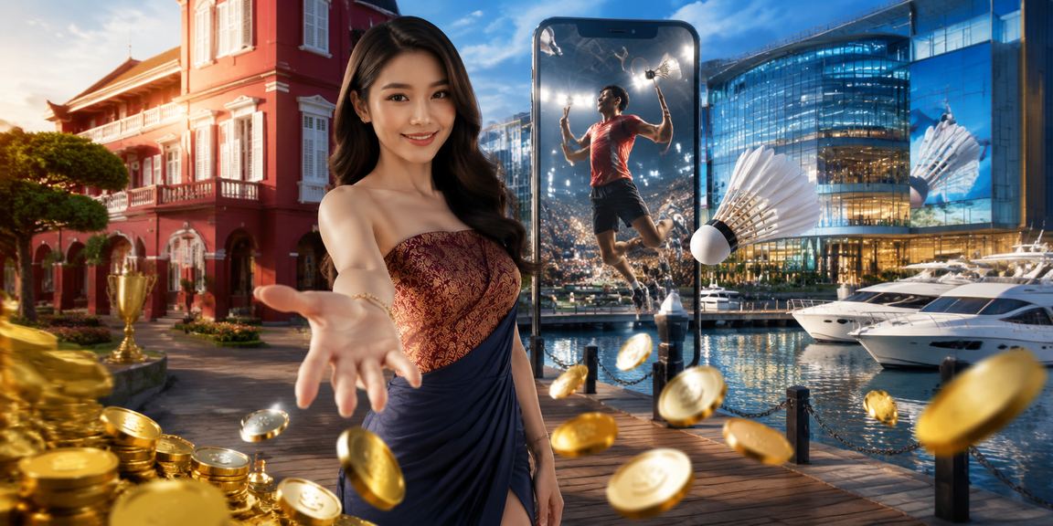 Pemain Malaysia menggunakan aplikasi mudah alih sport088 di telefon Android